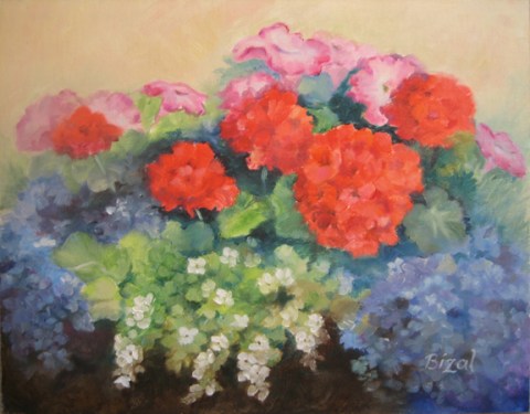 Red Geraniums