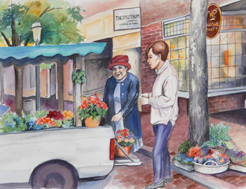 Natucket Flower Vendor 